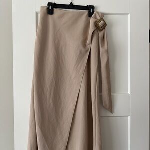 Express Asymmetrical Beige Skirt